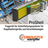 Preview: ProShell – Tragprofil für Schleifleitungssysteme für Regalbediengeräte und Verschiebewagen