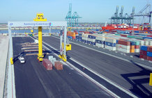 Automated Stacker Cranes of GPT in the Port of Antwerp