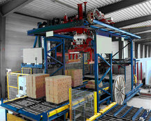 Machine for Prefabricated brick walls